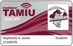 Sample of TAMIU OneCard