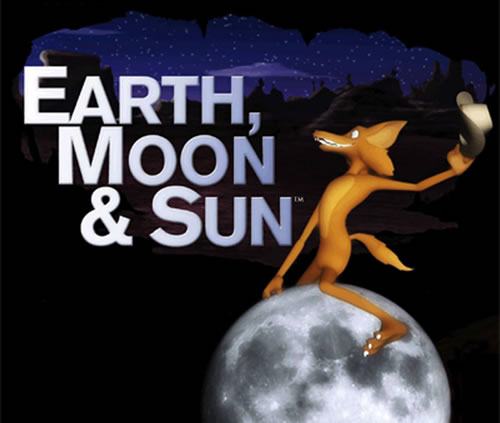 Earth Moon & Sun Poster