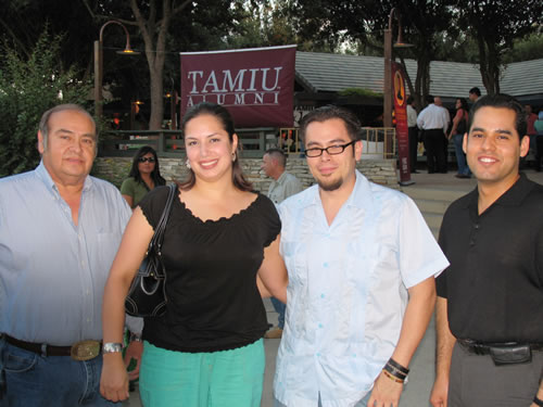 Frank Gonzalez (Lulac # 12), Athena and Rick Cortez and Manuel Gomez, III