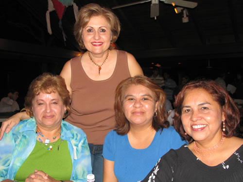 Representing UISD - Sandra Cavazos, Estela de la Garza, Blanca Bermudes and Hilda Mercado
