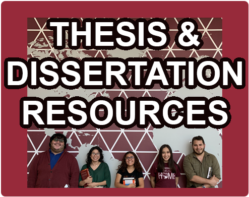 Thesis and Dissertation Resources