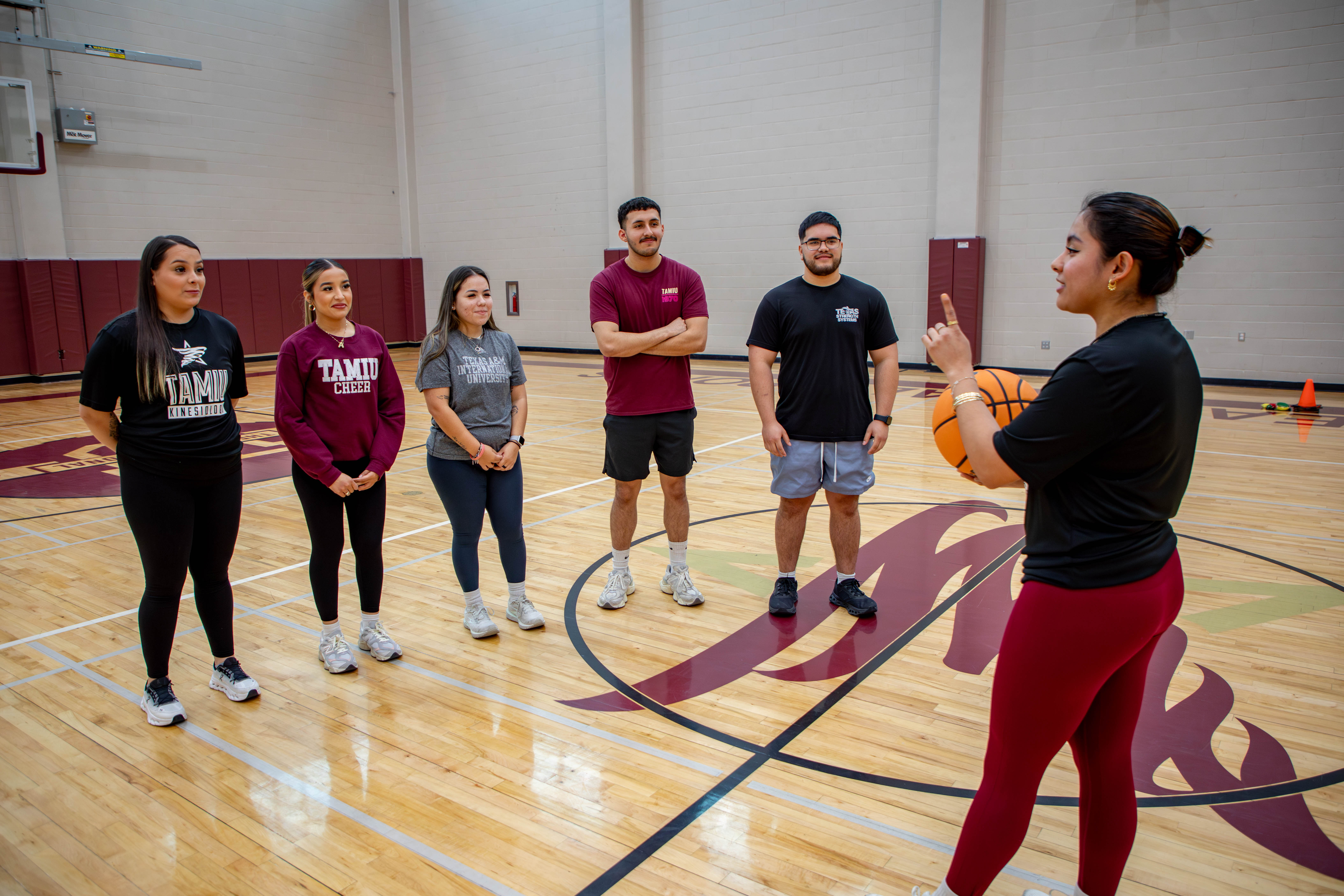 Students Leaning at the REC