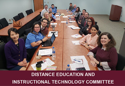 Group Photo of Distance Education and Instructional Technology Committee Members