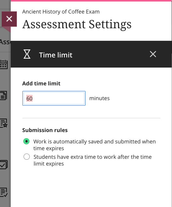 Enabling Timer and Auto-Submit Feature