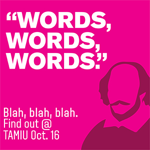 TAMIU Shakespeare Poster