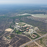 Aerial view of TAMIU