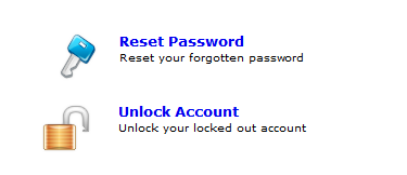 Reset or Unlock Password/Account